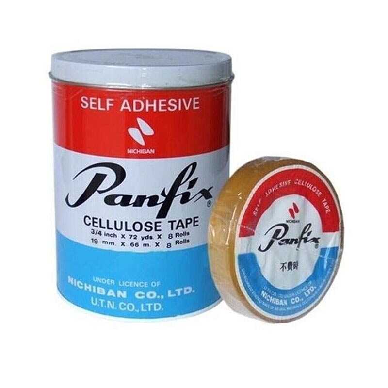 PANFİX SELOFAN BÜRO BANDI 12 MM X 66 M   12 LÜ TENEKE - PSTL - 1266