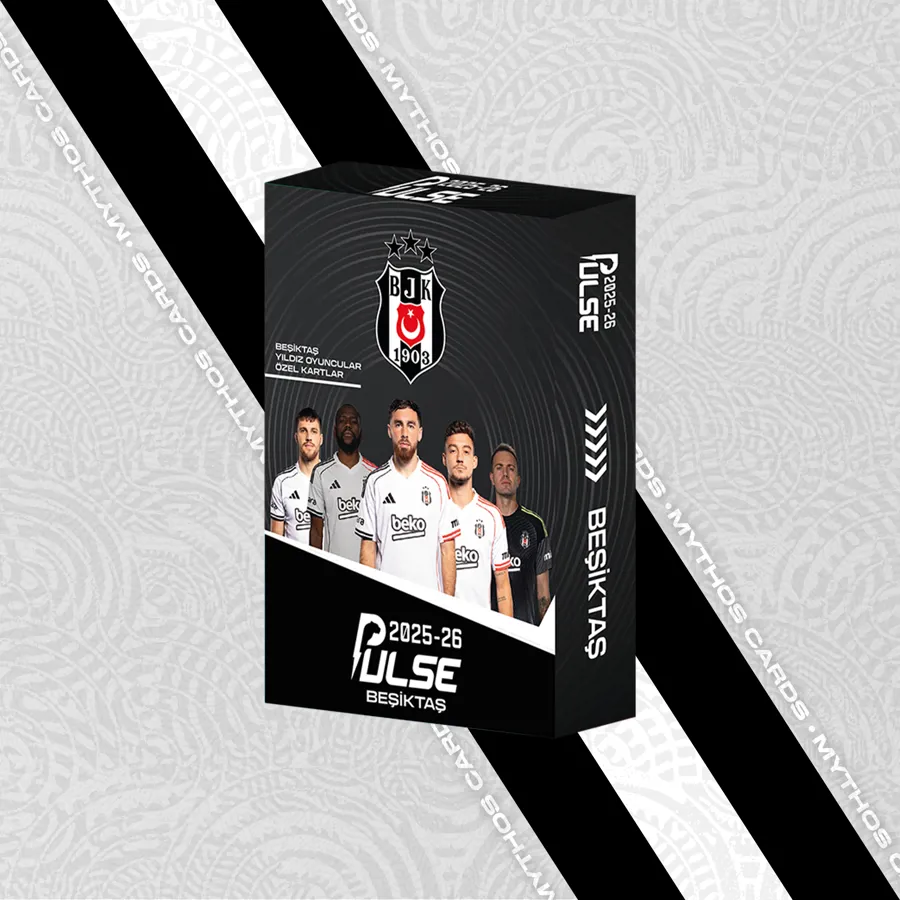 BEŞİKTAŞ PULSE FUTBOLCU KARTLARI 2025/26 - 10 LU PK  - MYTHOS CARDS - 25981