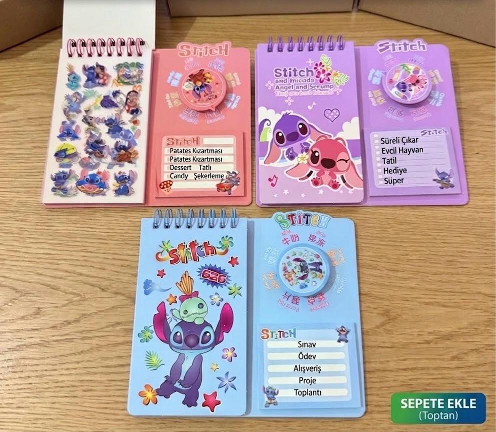 NOT DEFTER SETİ STİCH 12 Lİ PK PSTL -  SS197