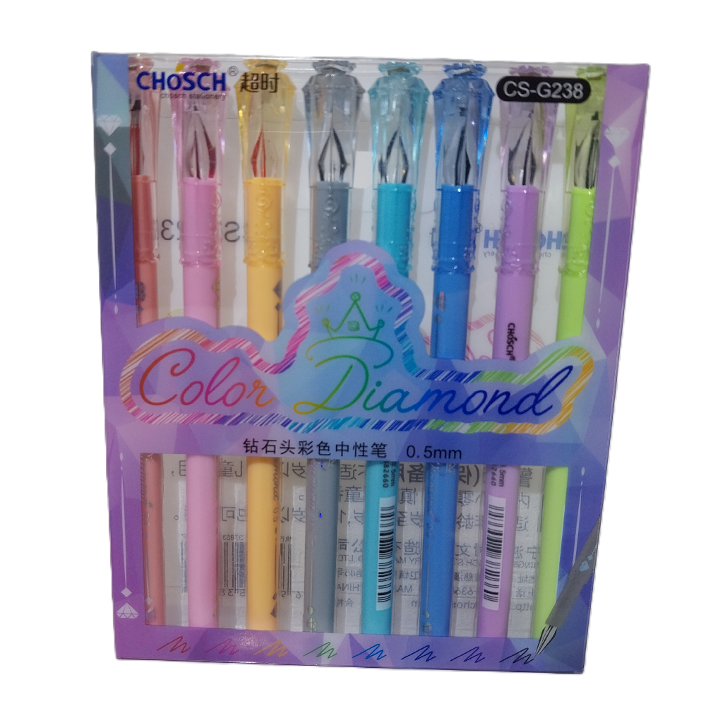 CHOSCH JEL KALEM 8 RENK BAFİX - CS-G238