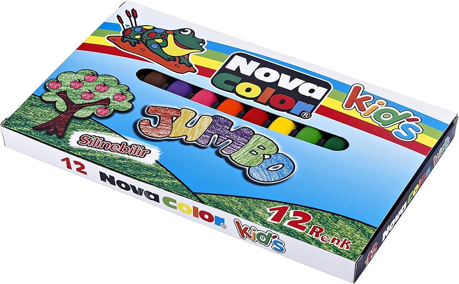 NOVACOLOR MUM BOYA JUMBO 12 Lİ KARSLIOĞLU - NC2124