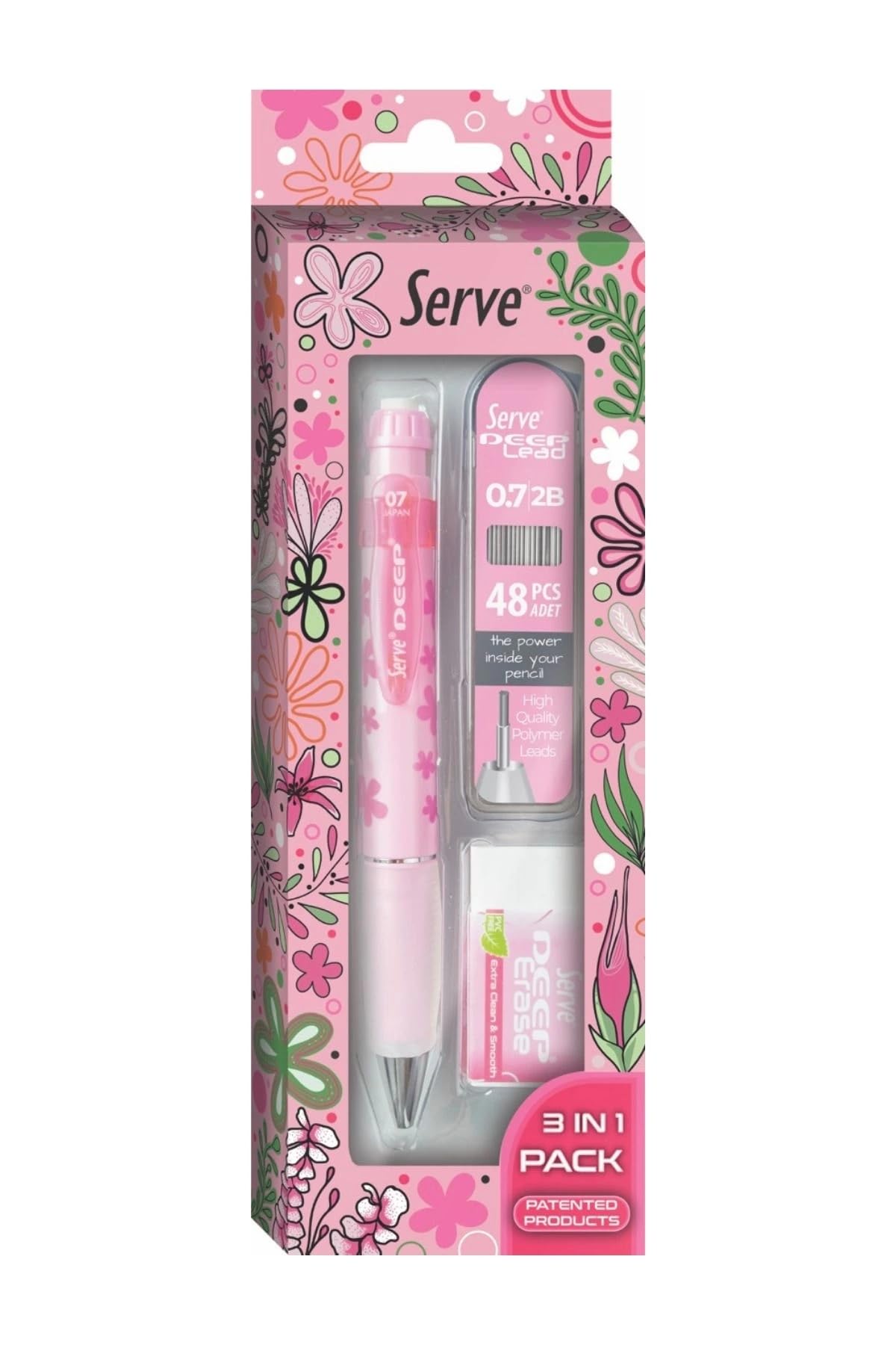 SERVE-5702 VERSATİL+SİLGİ+MİN 07 MM FLOWERS