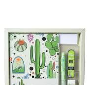 SERVE-SV-NTSETDEYKT DEFTER SETİ- DESENLİ ELMA YEŞİLİ