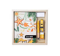 SERVE-SV-NTSETDHSKT DEFTER SETİ- DESENLİ HARDAL SARI