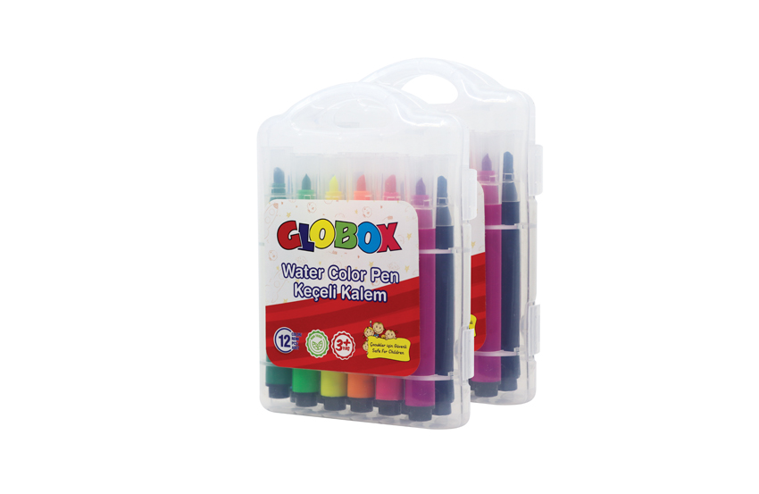 SMART 3382 GLOBOX JUMBO KEÇELİ KALEM 12  RENK
