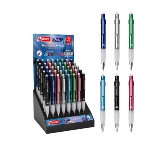 MİKRO VERSATİL KALEM ULTRA AİR GRİP METALİK 07 MM 50 Lİ ŞAHİN - 9394MVS