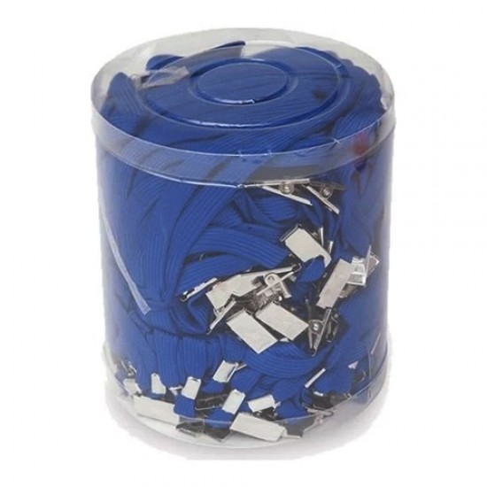 INOX METAL KLİPSLİ ASKI İPİ MAVİ 50 Lİ PK VİVA-7705