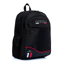 CAMBRİDGE POLO CLUB UNİSEX ŞIK ÇOK GÖZLÜ SIRT ÇANTASI SİYAH VKN - PLCAN2154S