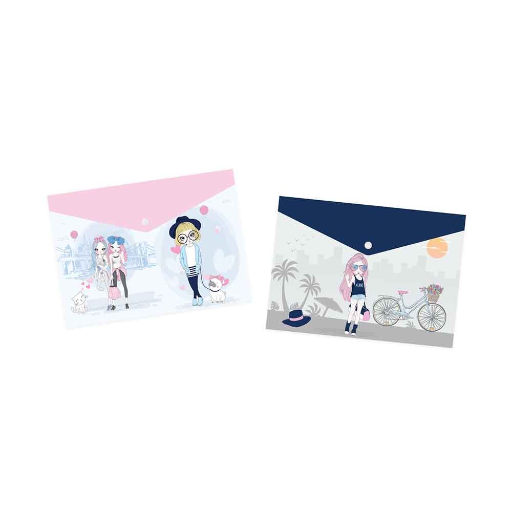 PUTİ ÇITÇITLI DOSYA DESENLİ PUTİ KIZLARI 12 PK VİVA - 02552