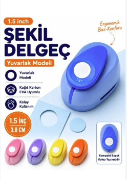 PUTİ ŞEKİLLİ DELGEÇ 3,8 CM YUVARLAK VİVA - 13213