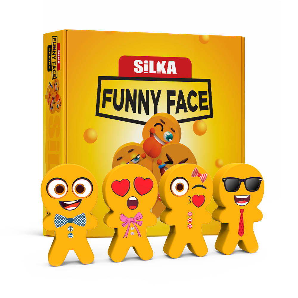 İNSAN ŞEKİLLİ SİLGİ 36 LI SİLKA - ART57