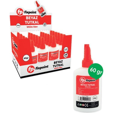 BEYAZ TUTKAL 60 GR FIXPOİNT 24 LÜ - P1930