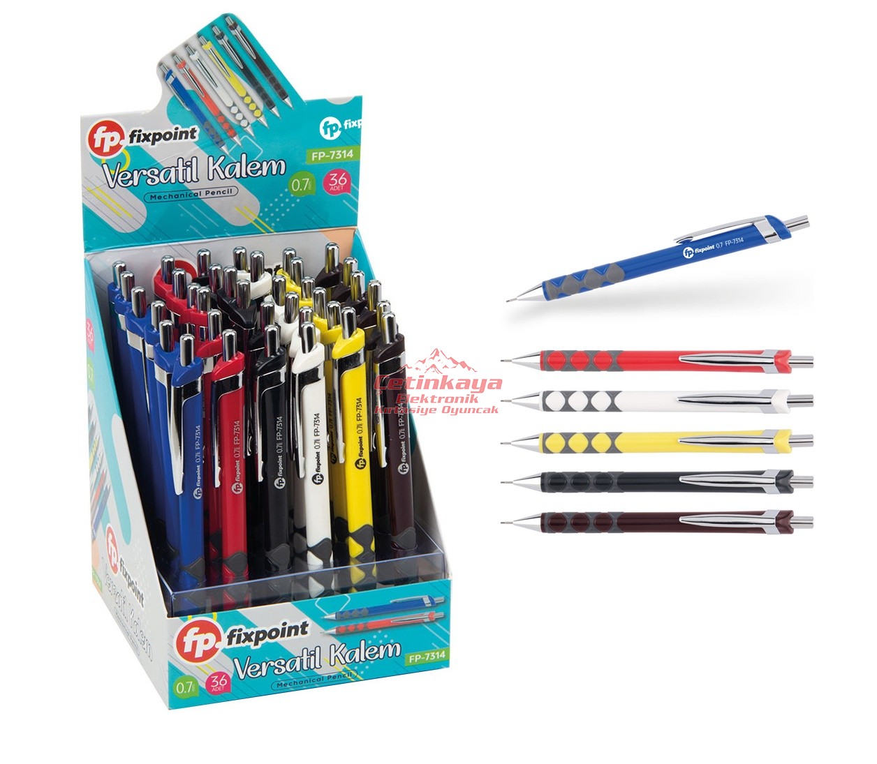 VERSATİL KALEM CANLI RENK 36 LI  FİXPOİNT - FP7314