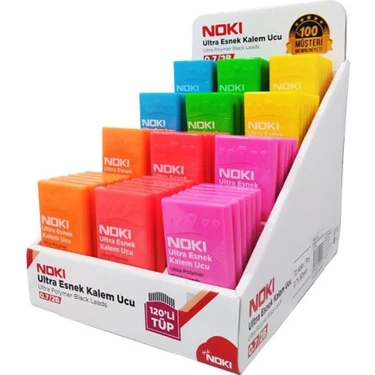 KALEM UCU ULTRA ESNEK NEON 120 Lİ NOKİ - 07 MM 72 Lİ STAND DERYA-7216-72