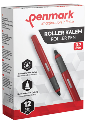 ROLLER KALEM 07 MM TÜPLÜ 12 PK