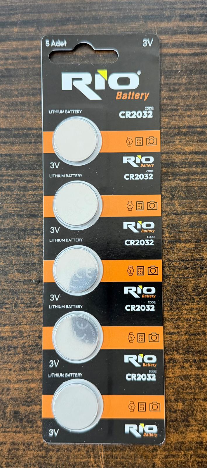 RİO PİL CR2032 5 Lİ KARTELA FİXPOİNT - 7606