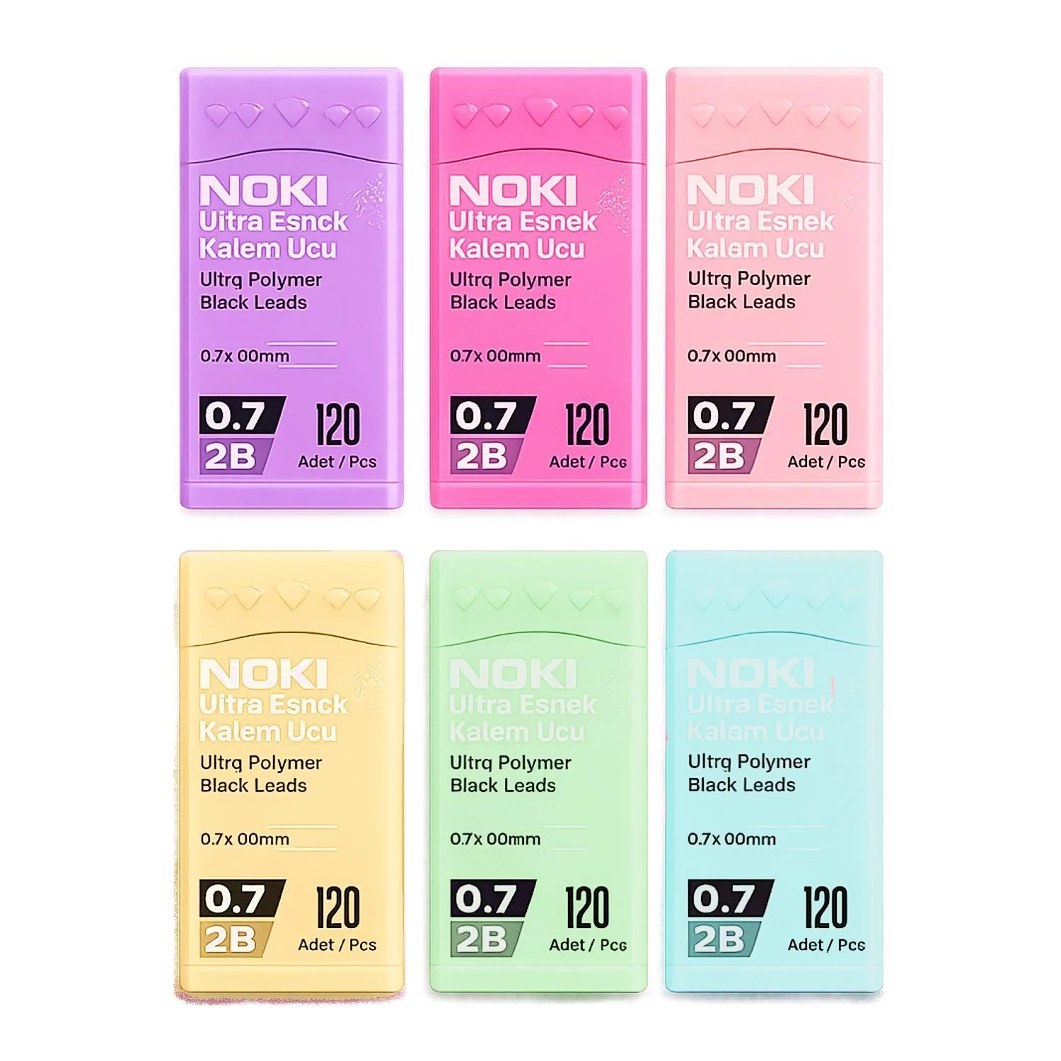 KALEM UCU ULTRA ESNEK PASTEL 120 Lİ NOKİ - 07 MM 12 Lİ PK DERYA-7216P