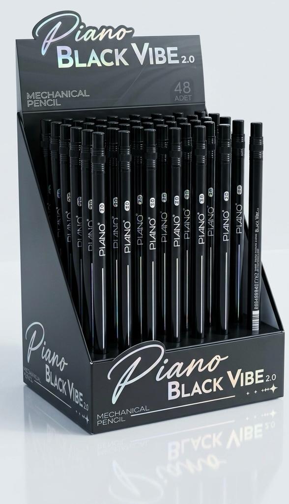 PİANO VERSATİL KALEM BLACK VIBE 2.0 MM 48 Lİ TİMON - 719809