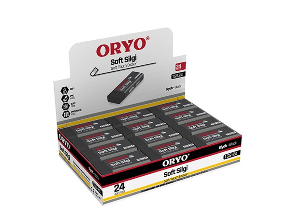 SİYAH SİLGİ TPR 24 LÜ ORYO - TSS24
