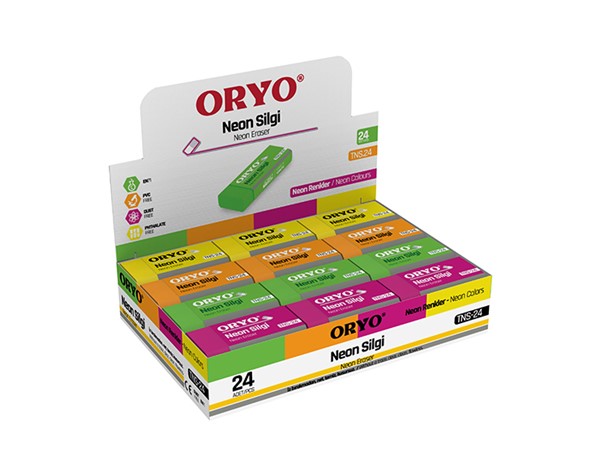 NEON SİLGİ TPR 24 LÜ ORYO - TNS24