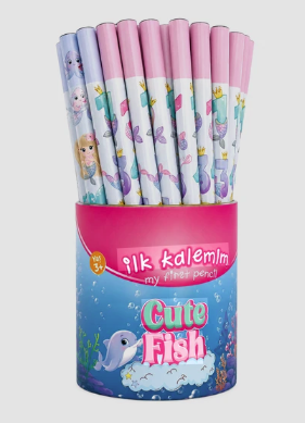 CUTE FİSH ÜÇGEN JUMBO BAŞLANGIÇ KALEMİ FATİH - FA18216JBK072