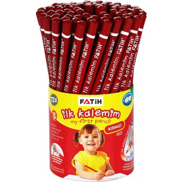 ÜÇGEN JUMBO BAŞLANGIÇ KALEMİ KIRMIZI 48 Lİ  FATİH - FA30000KKL048