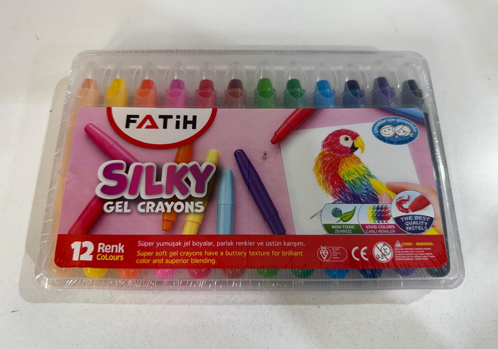 JEL MUM BOYA SILKY GEL CRAYONS 12 Lİ FATİH - 50243