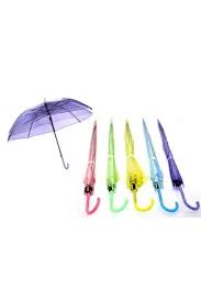 ŞEMSİYE ŞEFFAF RENKLİ 8 TEL - PSTL - MSN011