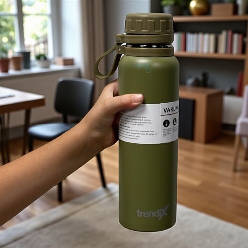 TRENDIX ÇELİK İÇLİ TERMOS 850 ML YEŞİL SK UMUR - 51013637