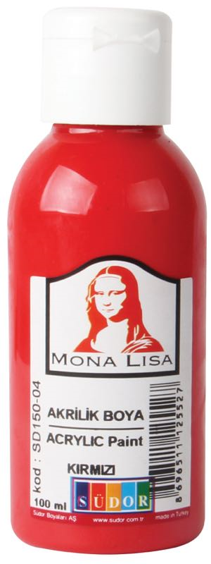 SÜDOR-SD150 AKRILIK BOYA 100 ML KIRMIZI