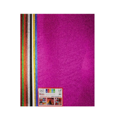 SİMLİ YAPIŞKANLI EVA 50X70 CM 10 RENK KARIŞIK SÜDOR - SK32