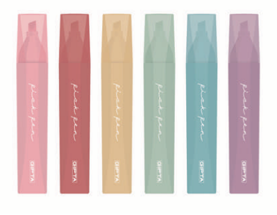FOSFORLU MARKOR - PİCKPEN SHINE 6 RENK 48 Lİ STAND - F1550 - GIPTA