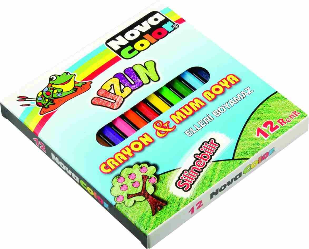 NOVACOLOR MUM BOYA UZUN 12 Lİ KARLIOĞLU  - NC2112