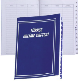 TÜRKÇE KELİME DEFTERİ 14X20 KARTON KAPAK GÜRPAŞ - C017
