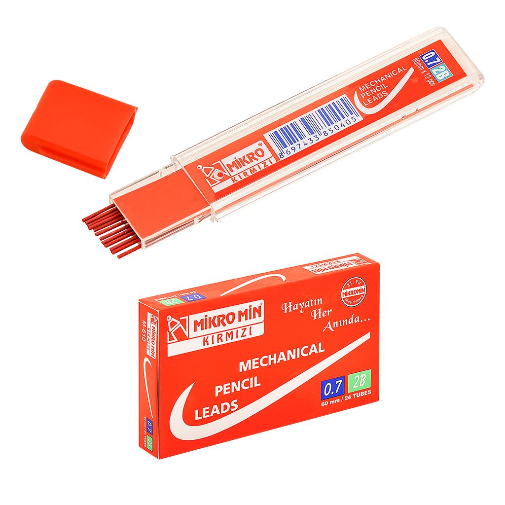 ŞAHİN-M610 MİKRO 60 MM KALEM UCU KİSA MİN 07 MM KIRMIZI