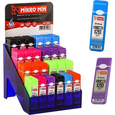 MİKRO KALEM UCU 120 Lİ 07 MM 60 MM 120 Lİ STAND ŞAHİN - M1260STN