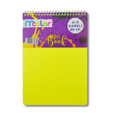 BLOKNOT A4 80 YP ÇİZGİLİ 6 LI PK MCOLOR - 9622
