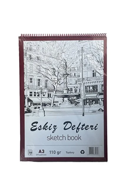 ESKİZ DEFTERİ A3 SPİRALLİ MCOLOR - 003