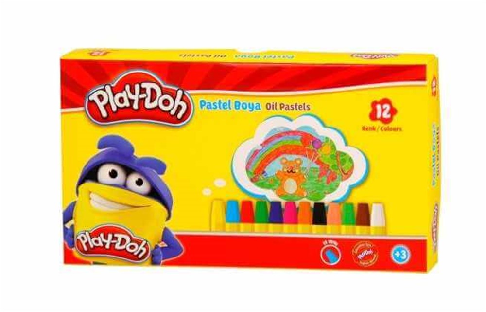 PLAYDOH PASTEL BOYA 12 RENK CEREN - PLAYPA002