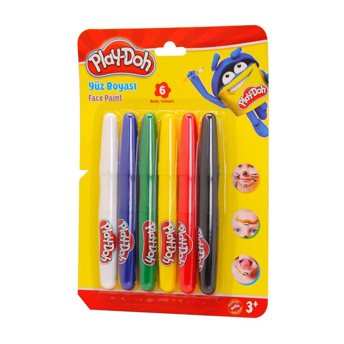 PLAYDOH YÜZ BOYASI 6 RENK CEREN - PLAY-YU001