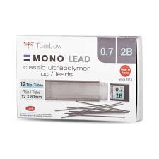 TOMBOW MONO LEAD UÇ 07 MM 12 TÜP - LV-T-R7-RG 2B