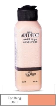 ARTDECO AKRİLİK BOYA 140 ML TEN RENGİ RENK LİSANS-3651