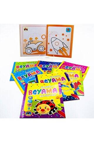KARATAY AKTİVİTELİ ÖRNEKLİ  BOYAMA 48 SF (8 KİTAP) 4E - 2532