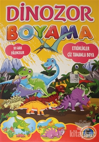 KARATAY DİNOZOR BOYAMA  -ÖRNEKLİ RENKLİ 128 SF. 4E - 2907