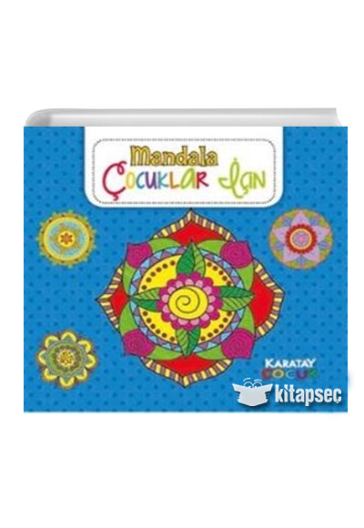 KARATAY ÇOCUKLAR İÇİN MANDALA MAVİ 4E - 3348