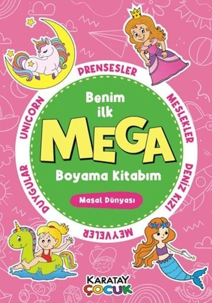 MEGA BOYAMA-MASAL DÜNYASI-128 SYF. 4E - 3423