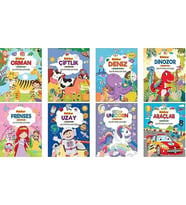 STICKER ÇIKARTMALI AKTİVİTE KİTABI  8 KİTAP 4E - 4369