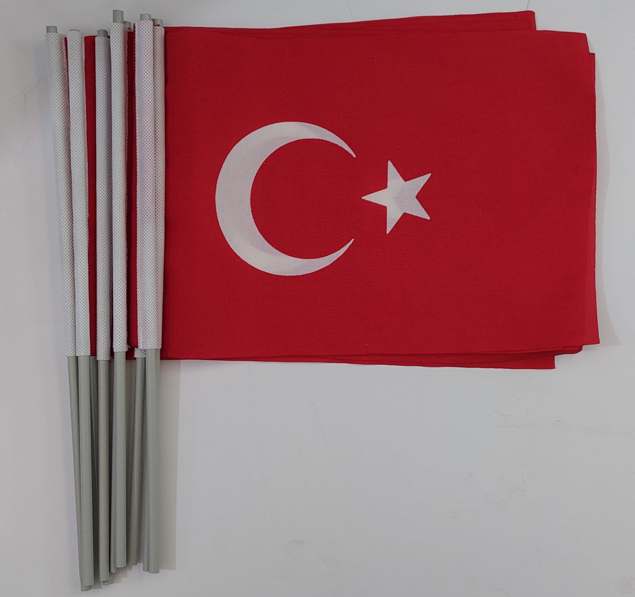 TÜRK BAYRAĞI PONJE SOPALI 30X45 CM BUKET BKT-122
