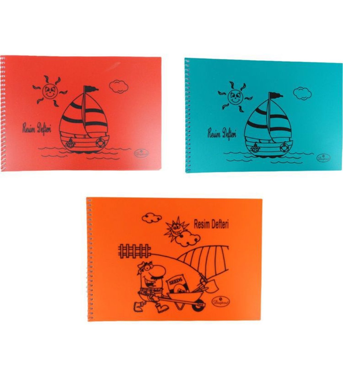 RESİM DEFTERİ PP KAPAK 17X24 CM 25 YP DEFNE DFN-1629