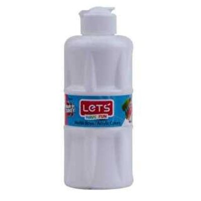 LETS AKRİLİK BOYA TEKLİ 250 ML BEYAZ RENK FİMA-L5701